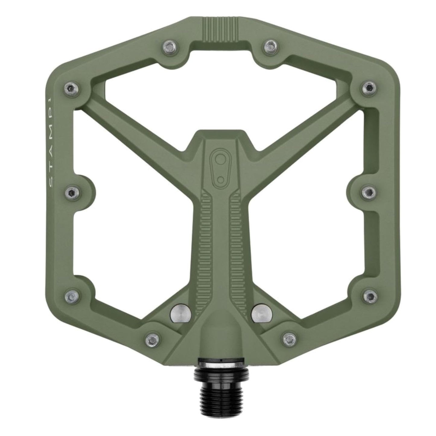 Crankbrothers Stamp Flat MTB Pedals - Size-Specific, Lightweight, Versatile, Durable Bike Pedals