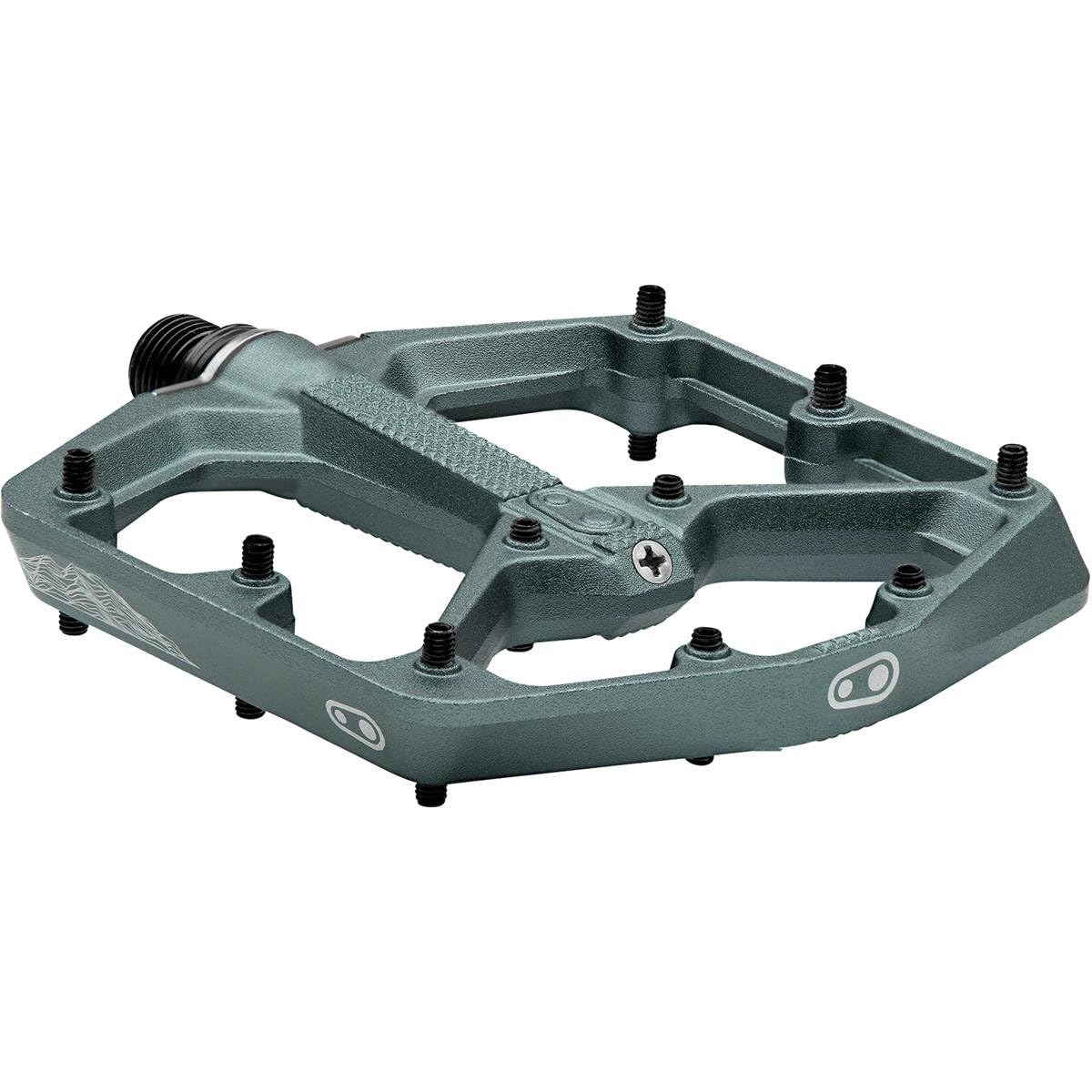 Crankbrothers Stamp Flat MTB Pedals - Size-Specific, Lightweight, Versatile, Durable Bike Pedals
