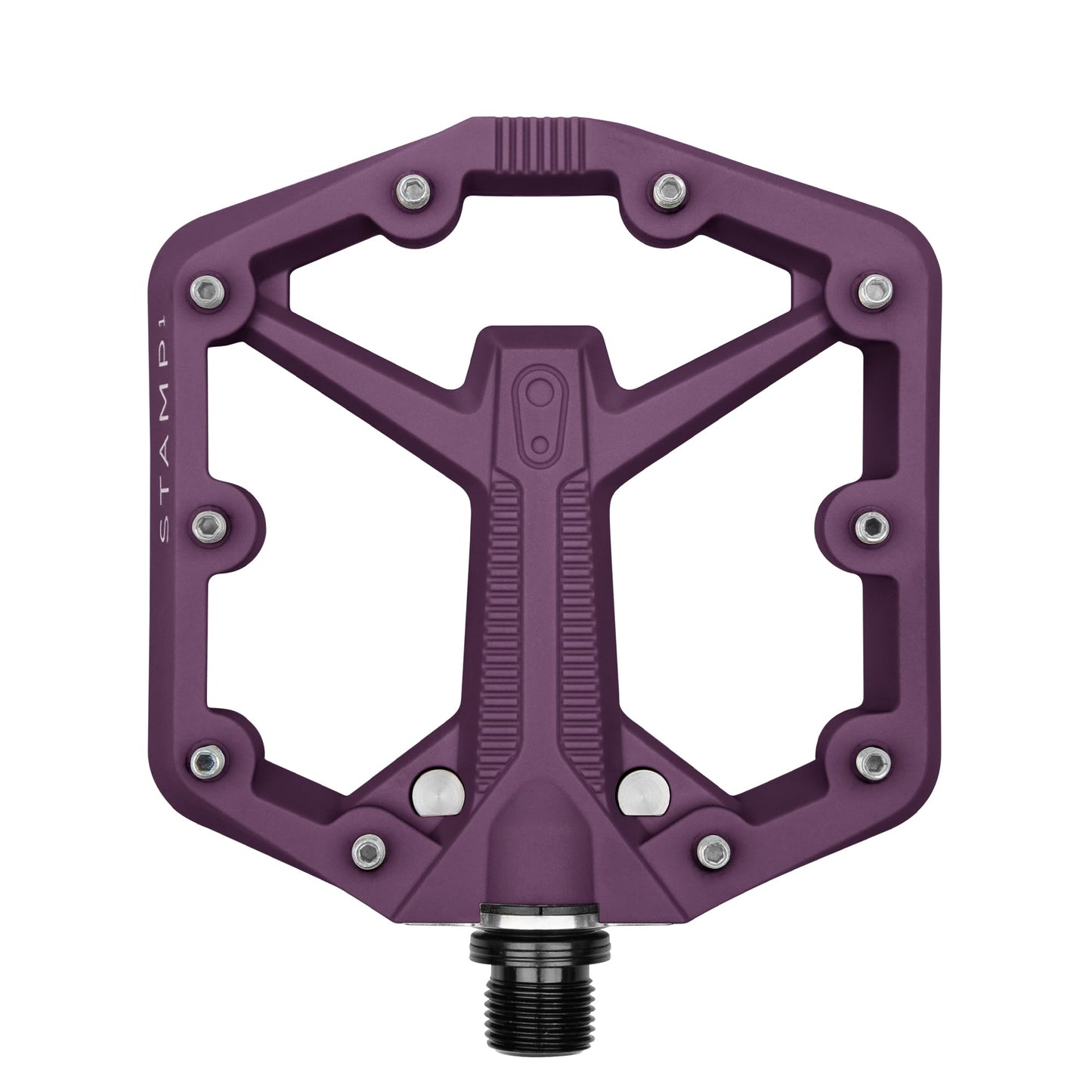 Crankbrothers Stamp Flat MTB Pedals - Size-Specific, Lightweight, Versatile, Durable Bike Pedals