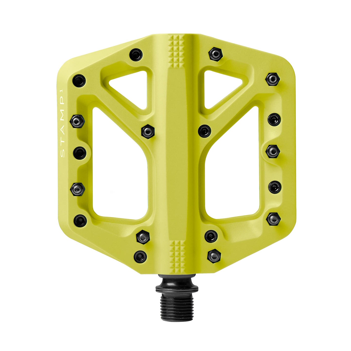 Crankbrothers Stamp Flat MTB Pedals - Size-Specific, Lightweight, Versatile, Durable Bike Pedals