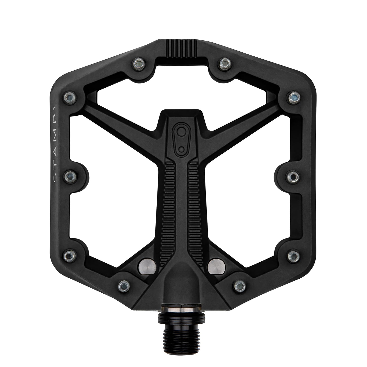 Crankbrothers Stamp Flat MTB Pedals - Size-Specific, Lightweight, Versatile, Durable Bike Pedals
