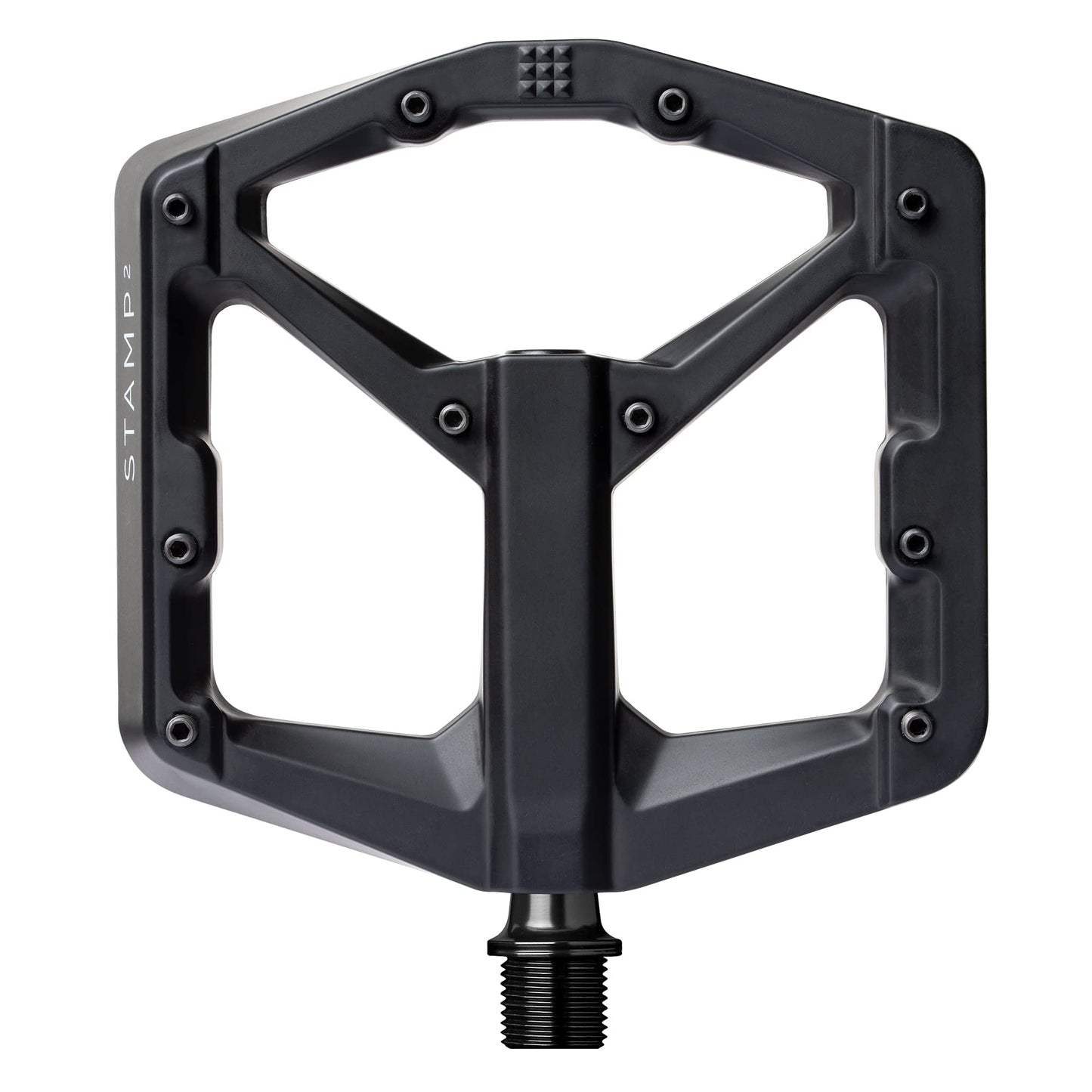 Crankbrothers Stamp Flat MTB Pedals - Size-Specific, Lightweight, Versatile, Durable Bike Pedals