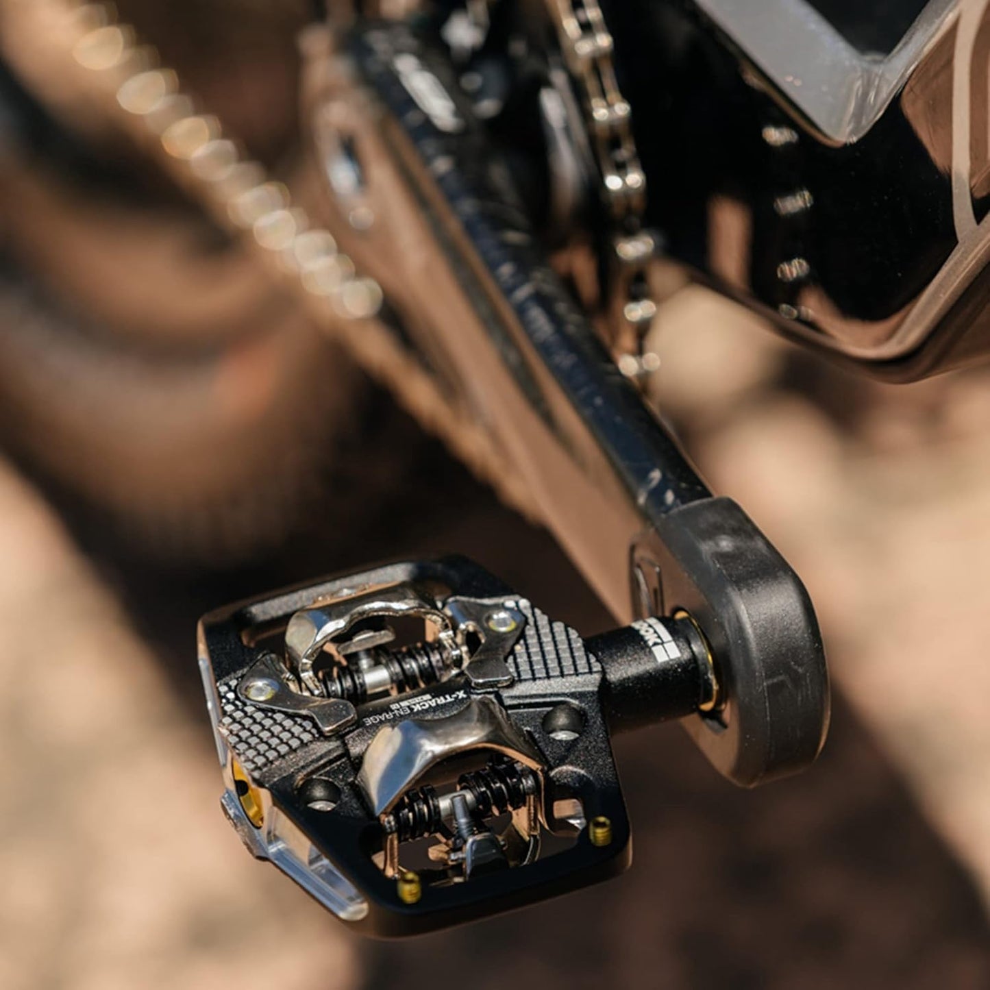 Look Cycle - X-Track En-Rage Plus MTB Pedals - Standard SPD Mechanism Compatible - Ultra Strong Forged Aluminum Body - Large Contact Surfaces - Ideal Enduro Bike Pedals