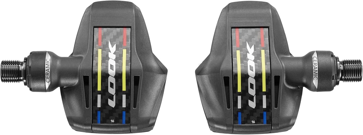 New - LOOK Cycle - KEO Blade Carbon Ceramic Ti - LIGHTWIEGHT and Powerful Road Bike Pedals - Clipless Pedal - KEO Pedal with Carbon Blades