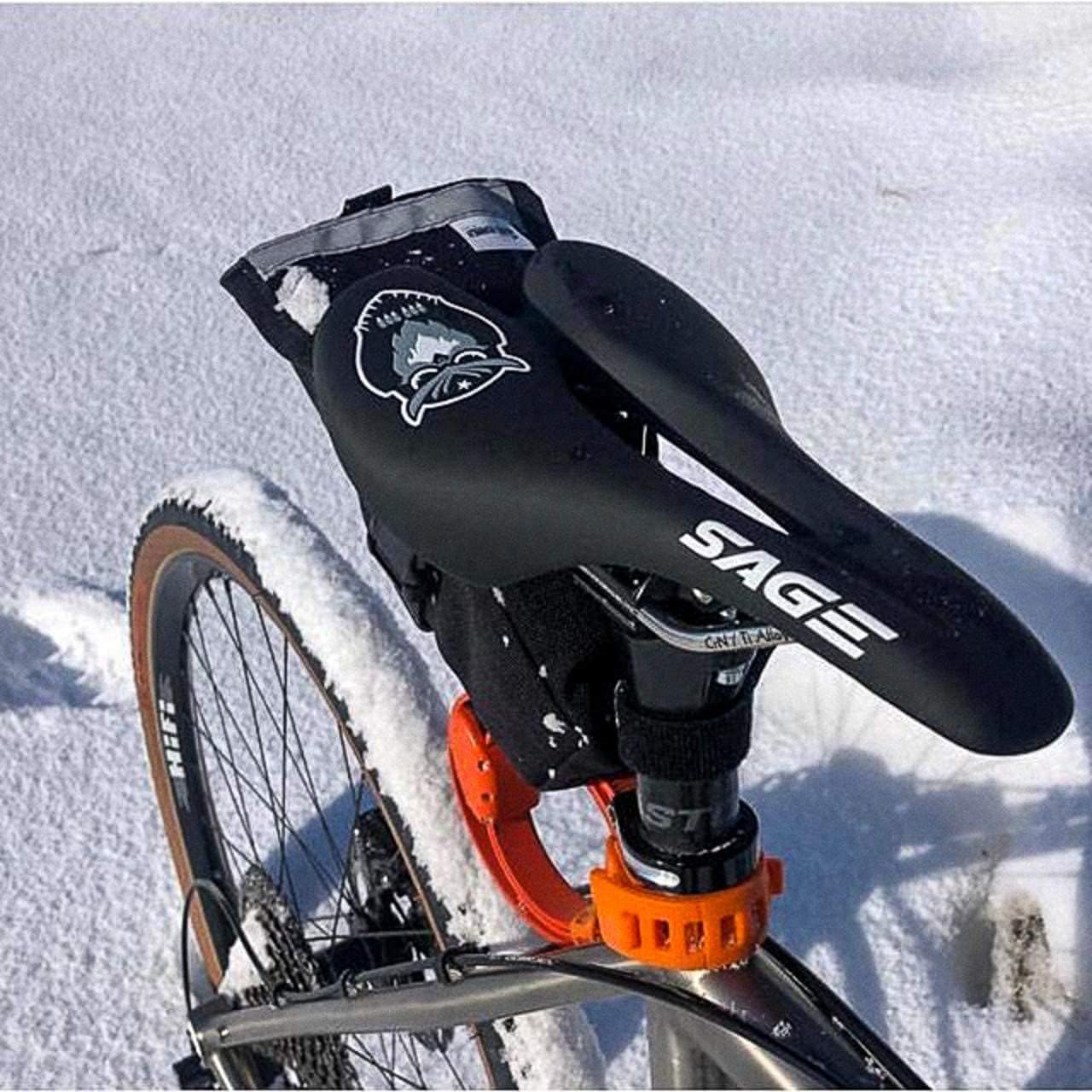 Sage Beccus Bike Saddle | Titanium Rails Bicycle Comfort Cushion Seat | Mountain Road Bikes Padded Cycling Seats | Men and Women Exercise Performance Cycle Accessories
