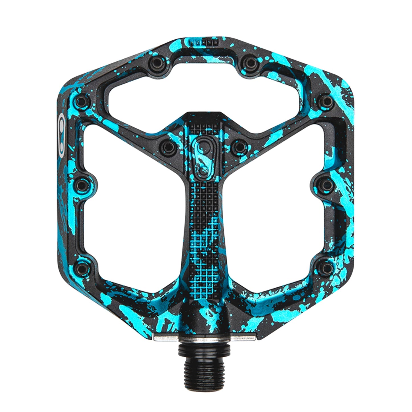 Crankbrothers Stamp Flat MTB Pedals - Size-Specific, Lightweight, Versatile, Durable Bike Pedals