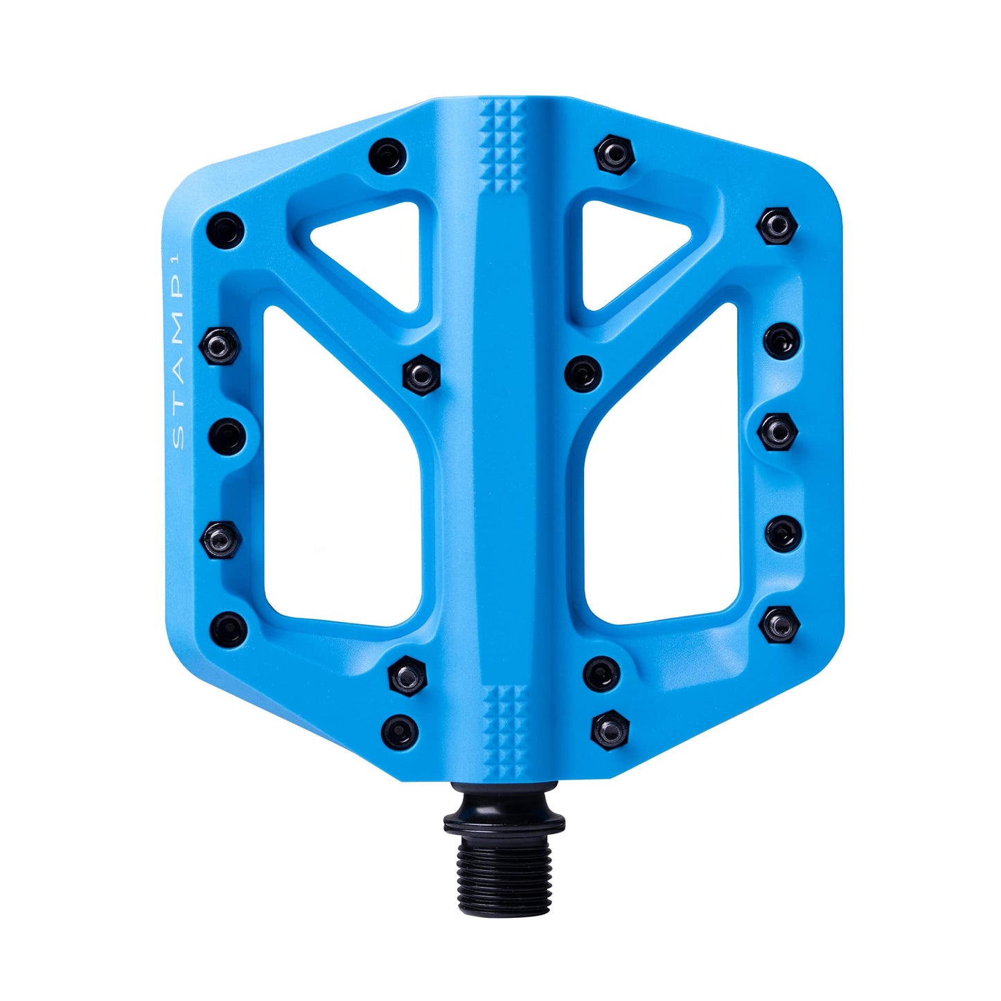 Crankbrothers Stamp Flat MTB Pedals - Size-Specific, Lightweight, Versatile, Durable Bike Pedals
