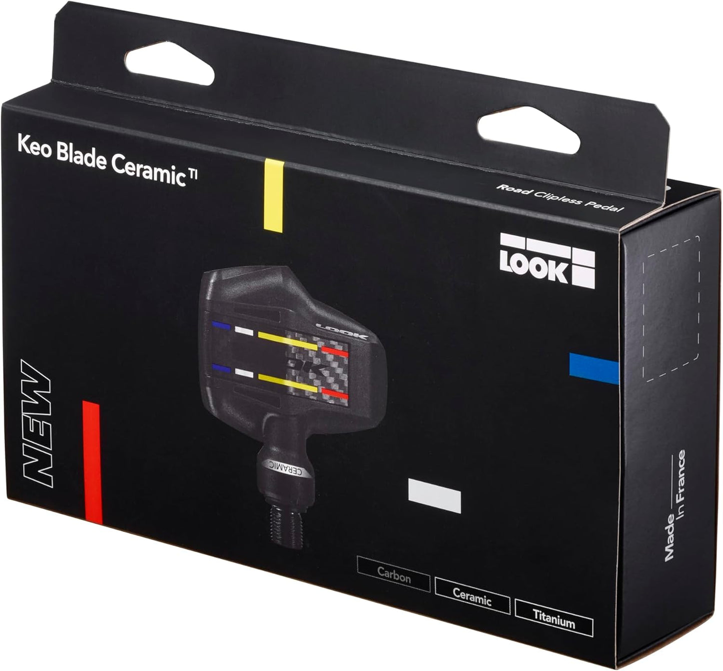 New - LOOK Cycle - KEO Blade Carbon Ceramic Ti - LIGHTWIEGHT and Powerful Road Bike Pedals - Clipless Pedal - KEO Pedal with Carbon Blades