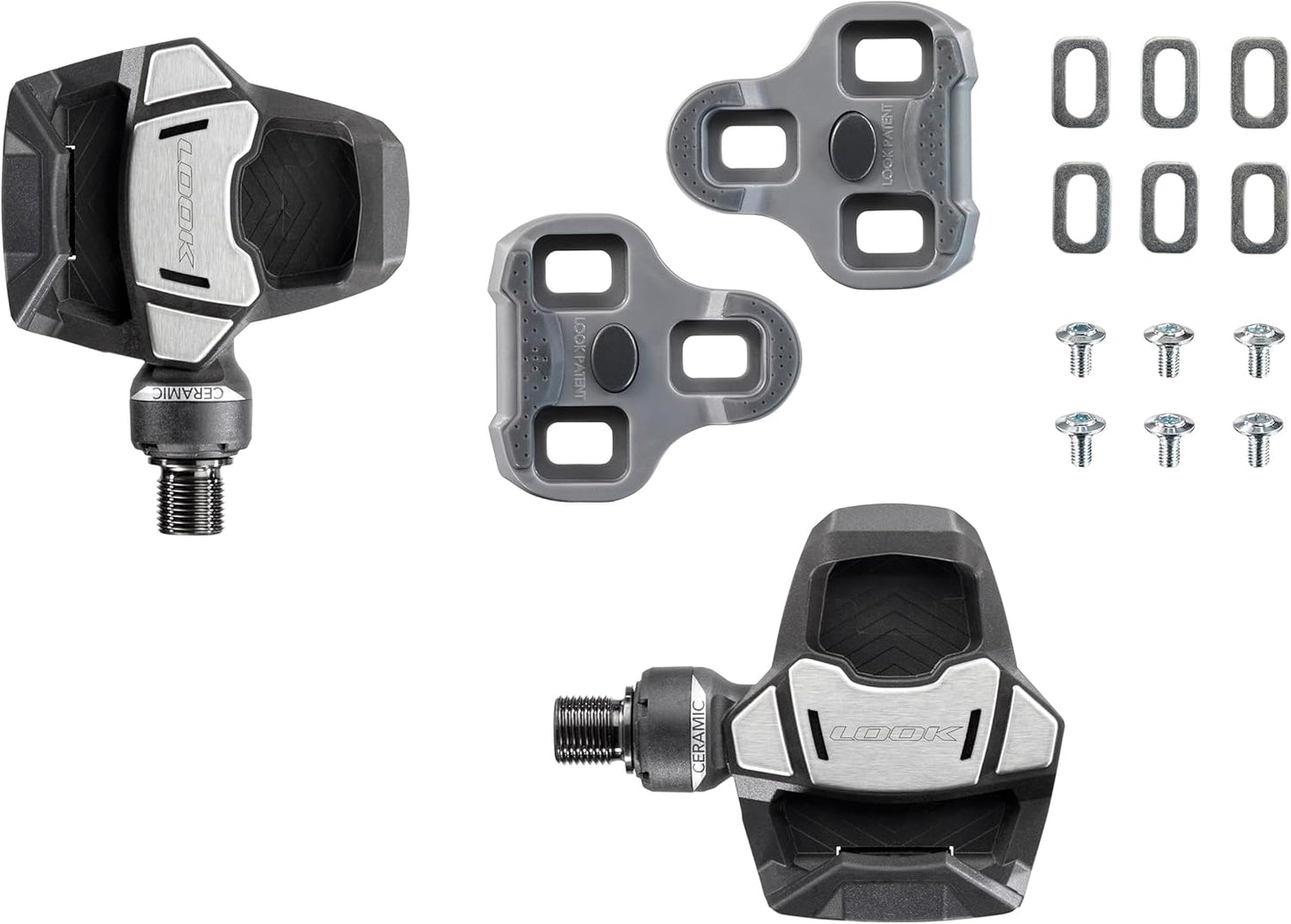 New - LOOK Cycle - KEO Blade Carbon Ceramic Ti - LIGHTWIEGHT and Powerful Road Bike Pedals - Clipless Pedal - KEO Pedal with Carbon Blades
