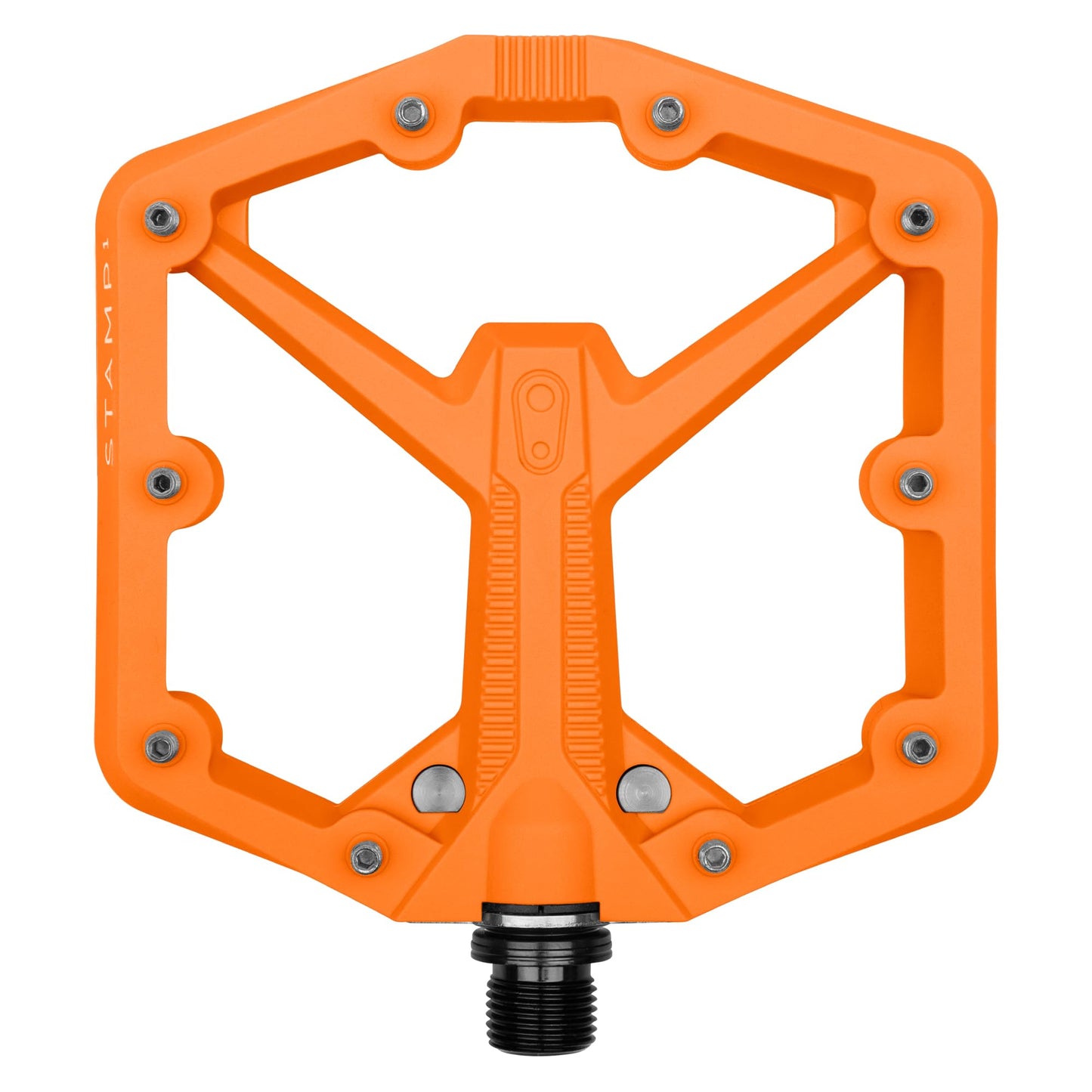 Crankbrothers Stamp Flat MTB Pedals - Size-Specific, Lightweight, Versatile, Durable Bike Pedals