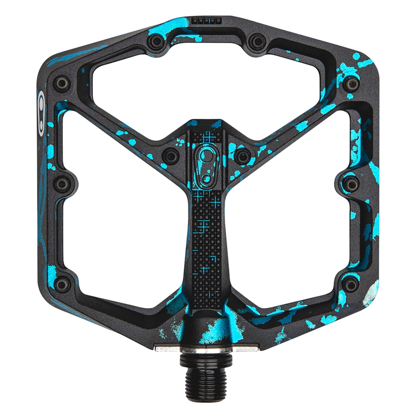 Crankbrothers Stamp Flat MTB Pedals - Size-Specific, Lightweight, Versatile, Durable Bike Pedals