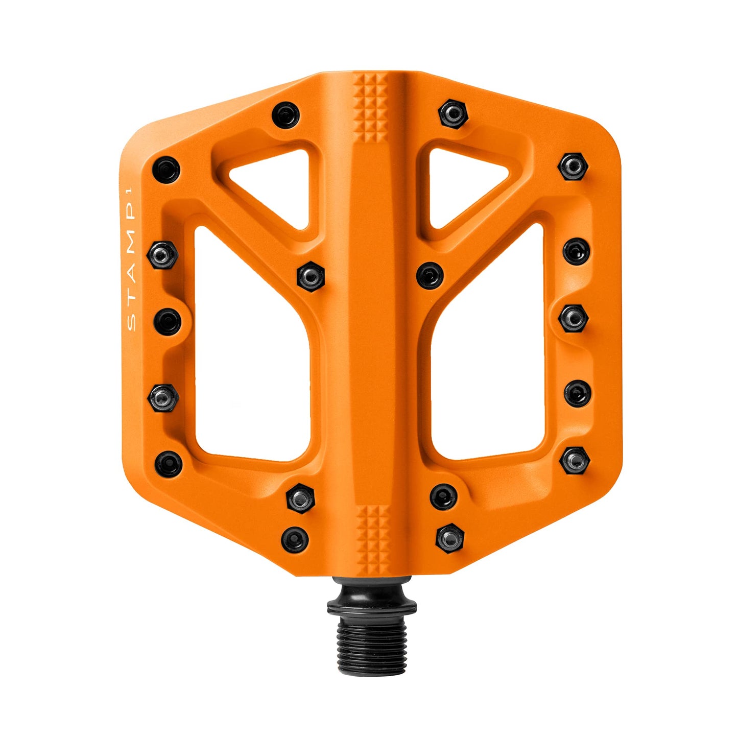 Crankbrothers Stamp Flat MTB Pedals - Size-Specific, Lightweight, Versatile, Durable Bike Pedals