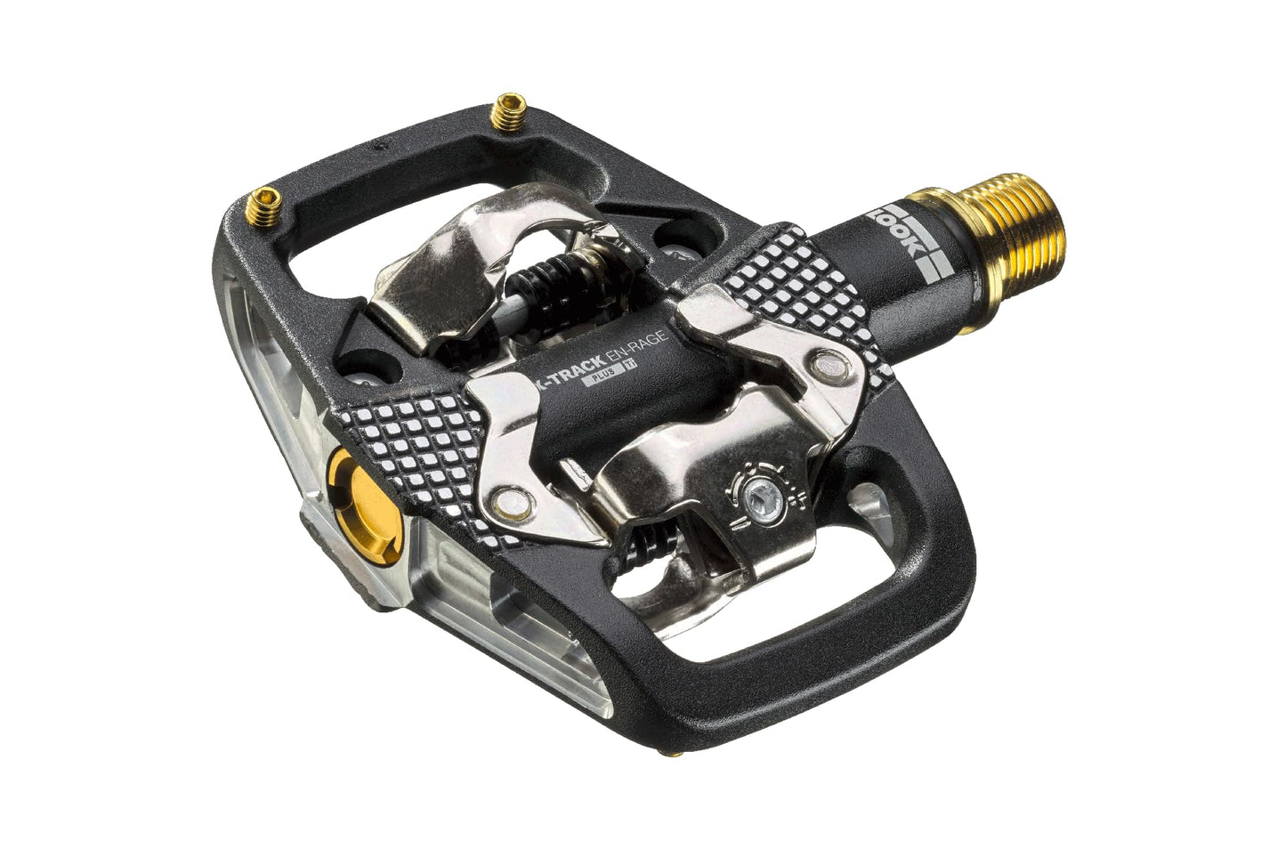 Look Cycle - X-Track En-Rage Plus MTB Pedals - Standard SPD Mechanism Compatible - Ultra Strong Forged Aluminum Body - Large Contact Surfaces - Ideal Enduro Bike Pedals