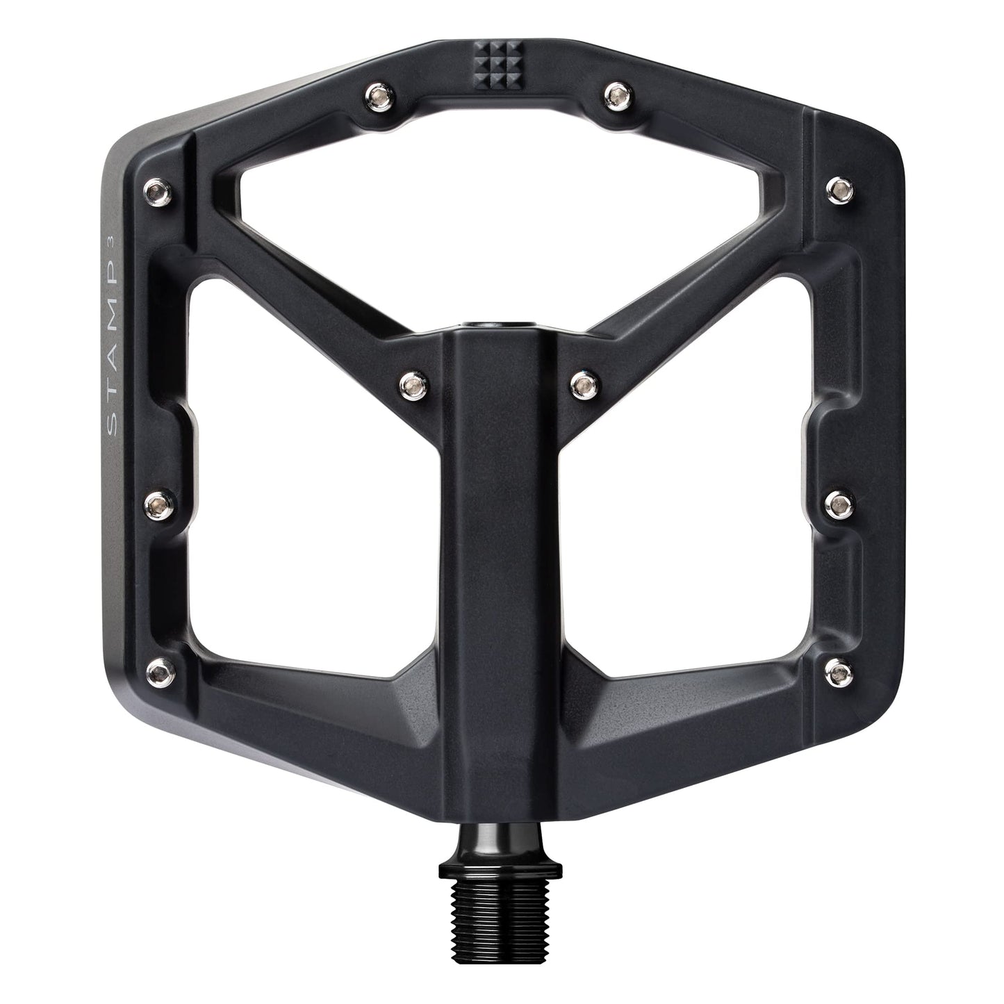 Crankbrothers Stamp Flat MTB Pedals - Size-Specific, Lightweight, Versatile, Durable Bike Pedals