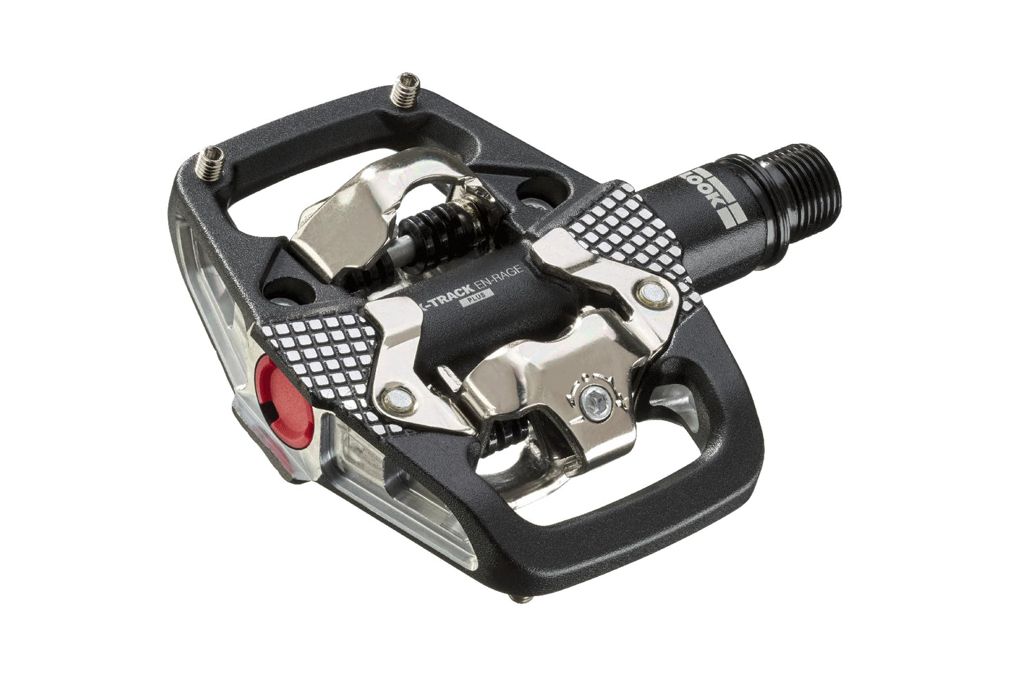 LOOK Cycle - X-Track En-Rage Plus MTB Pedals - Standard SPD Mechanism Compatible - Ultra Strong Forged Aluminum Body - Large Contact Surfaces - Ideal Enduro Bike Pedals