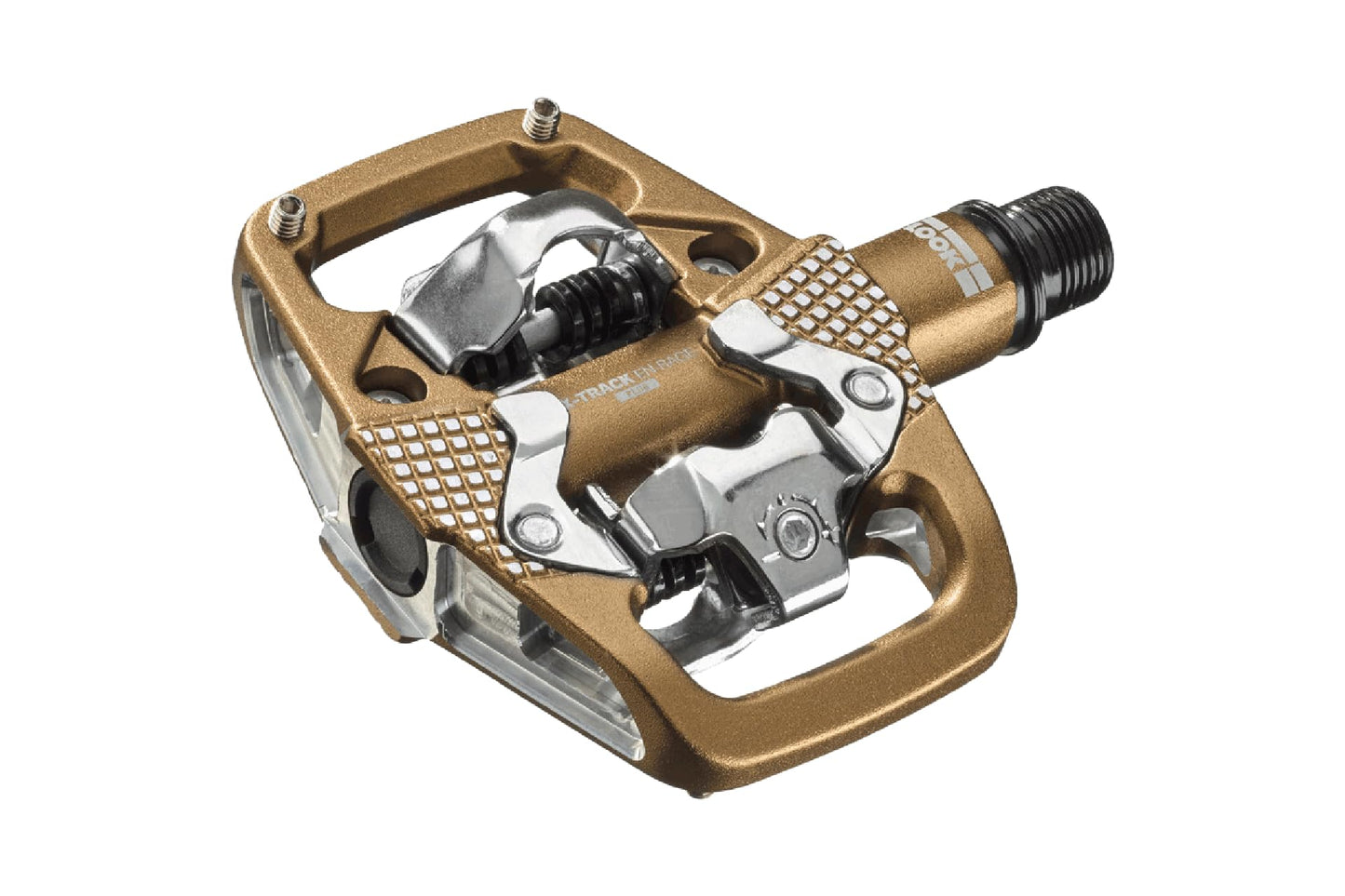 Look Cycle - X-Track En-Rage Plus MTB Pedals - Standard SPD Mechanism Compatible - Ultra Strong Forged Aluminum Body - Large Contact Surfaces - Ideal Enduro Bike Pedals