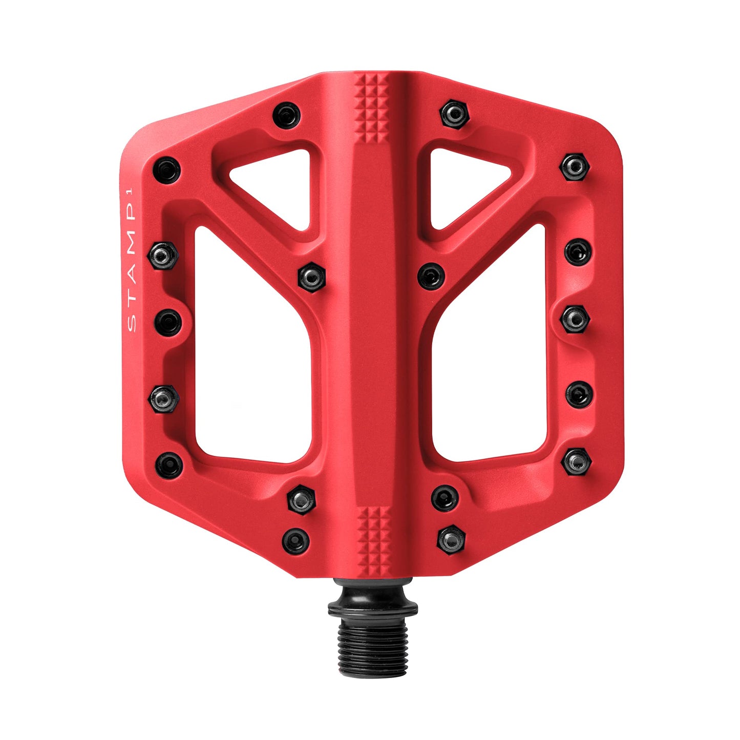 Crankbrothers Stamp Flat MTB Pedals - Size-Specific, Lightweight, Versatile, Durable Bike Pedals