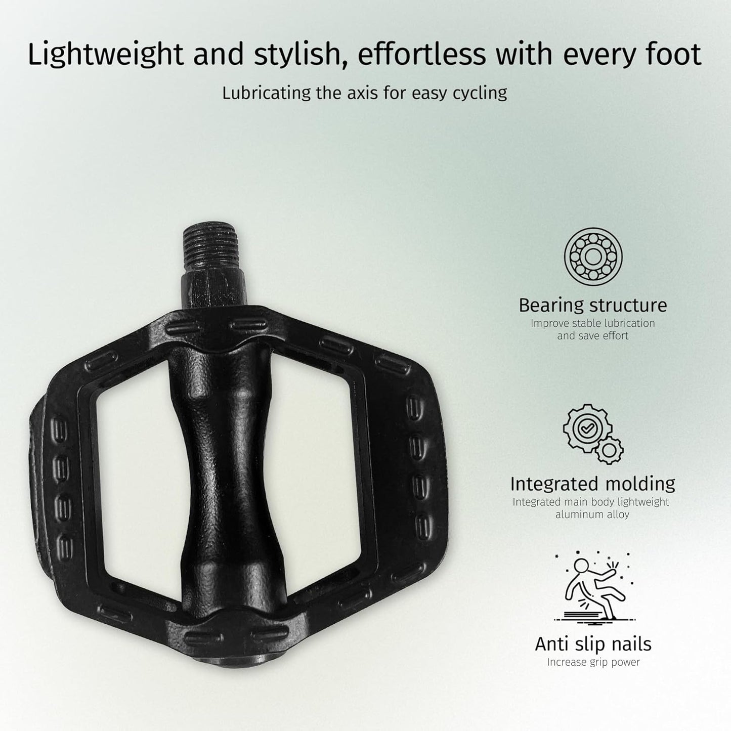 Aluminum Kids Bike Pedals 1/2 Inch for Kids Bikes12 14 16 18 20 Inch Toddler Bikes Upgraded Replacement Bicycle Pedals