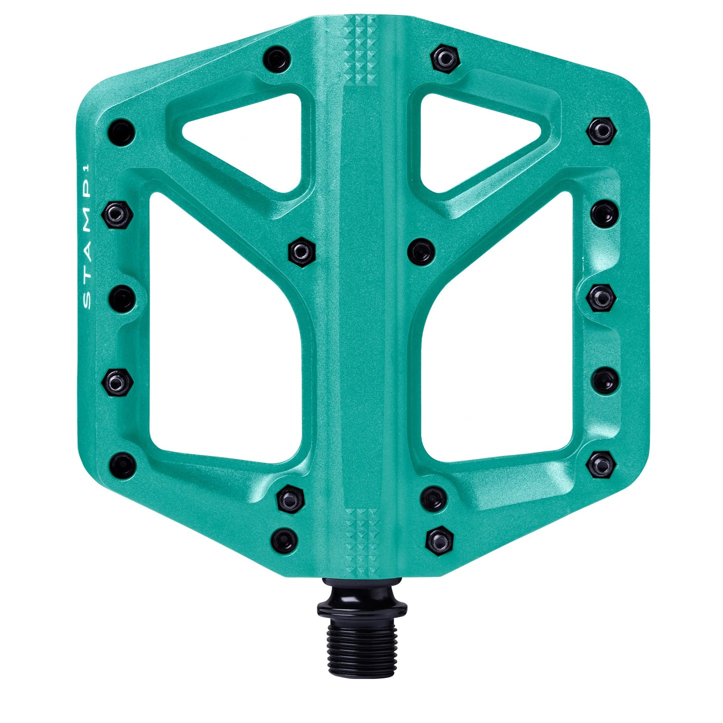 Crankbrothers Stamp Flat MTB Pedals - Size-Specific, Lightweight, Versatile, Durable Bike Pedals