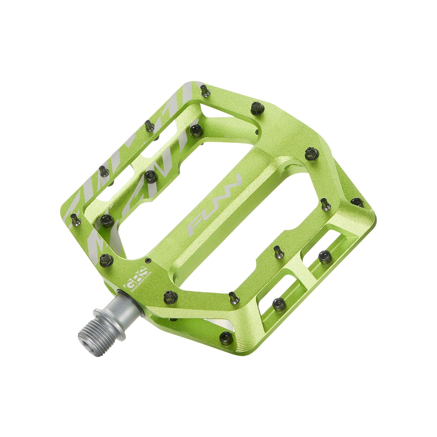 Funn Funndamental Flat Pedals - Wide Platform Bicycle Pedals for BMX/MTB Mountain Bike, Adjustable Grip for Outstanding Stability, 9/16-inch CrMo Axle