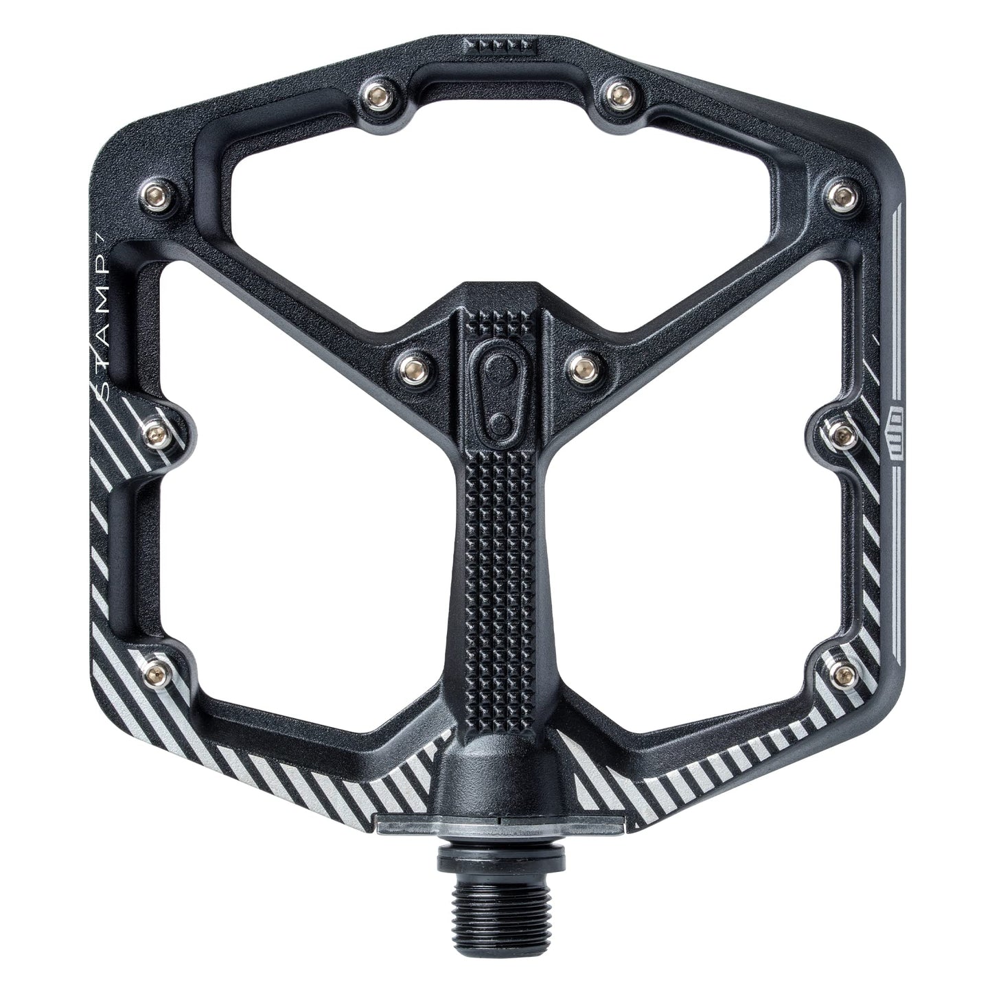 Crankbrothers Stamp Flat MTB Pedals - Size-Specific, Lightweight, Versatile, Durable Bike Pedals