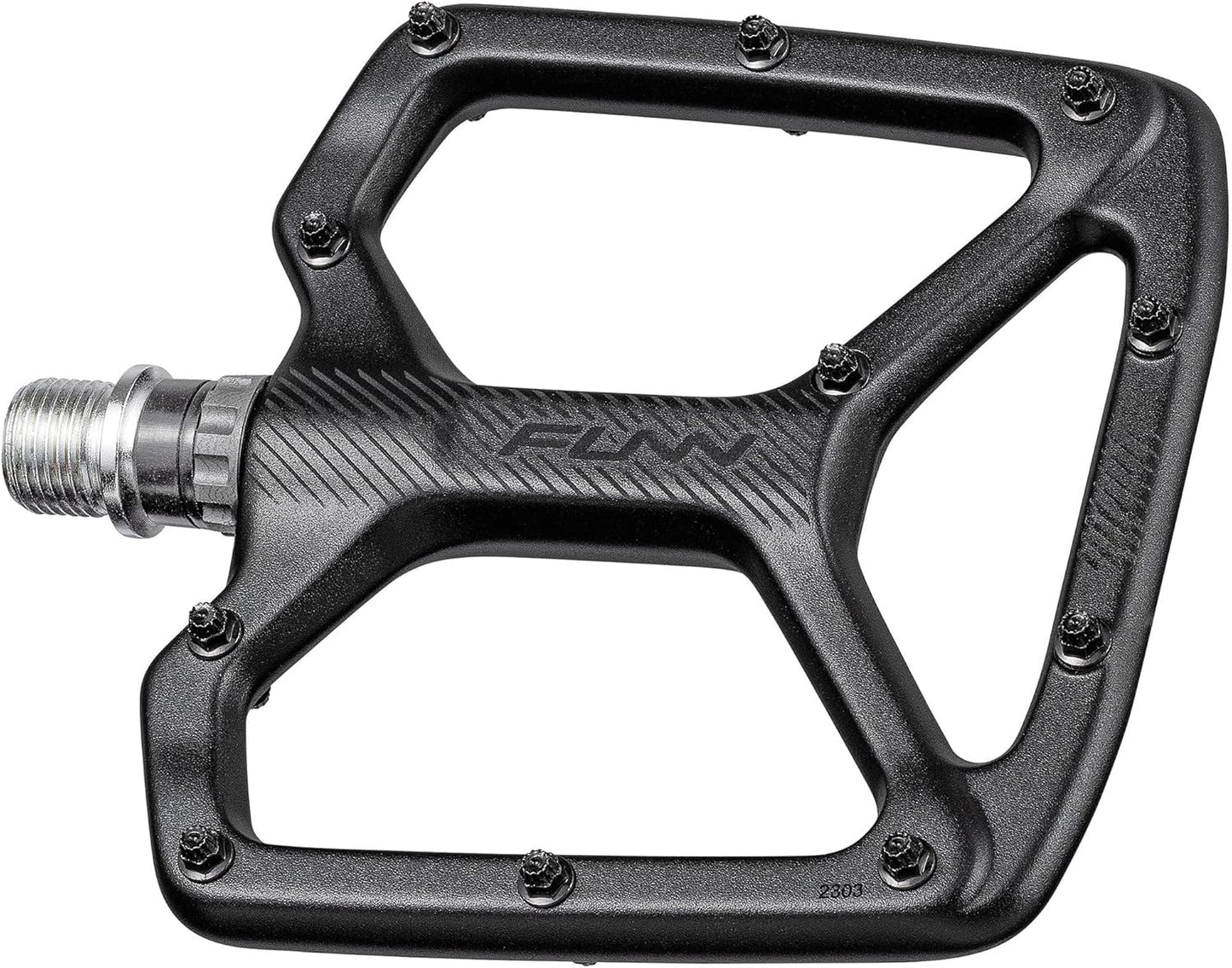 FUNN Python V2 Black Flat Pedal Incl. Long Pins
