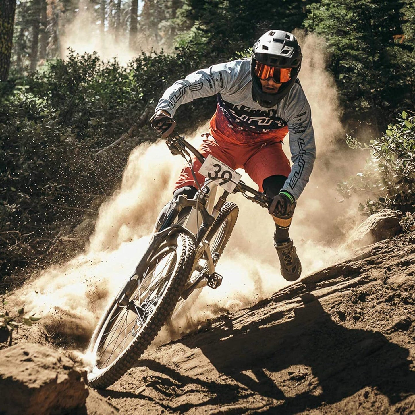LOOK Cycle - X-Track En-Rage Plus MTB Pedals - Standard SPD Mechanism Compatible - Ultra Strong Forged Aluminum Body - Large Contact Surfaces - Ideal Enduro Bike Pedals