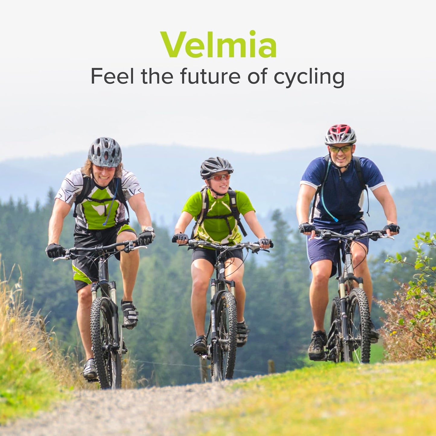 VELMIA Bike Seat 100% Waterproof I Bicycle Seat with Ergonomic Design - Bike Seats for Men and Women - Perfect for Trek Bikes & Peloton I Mountain Bike seat, Bike Saddle