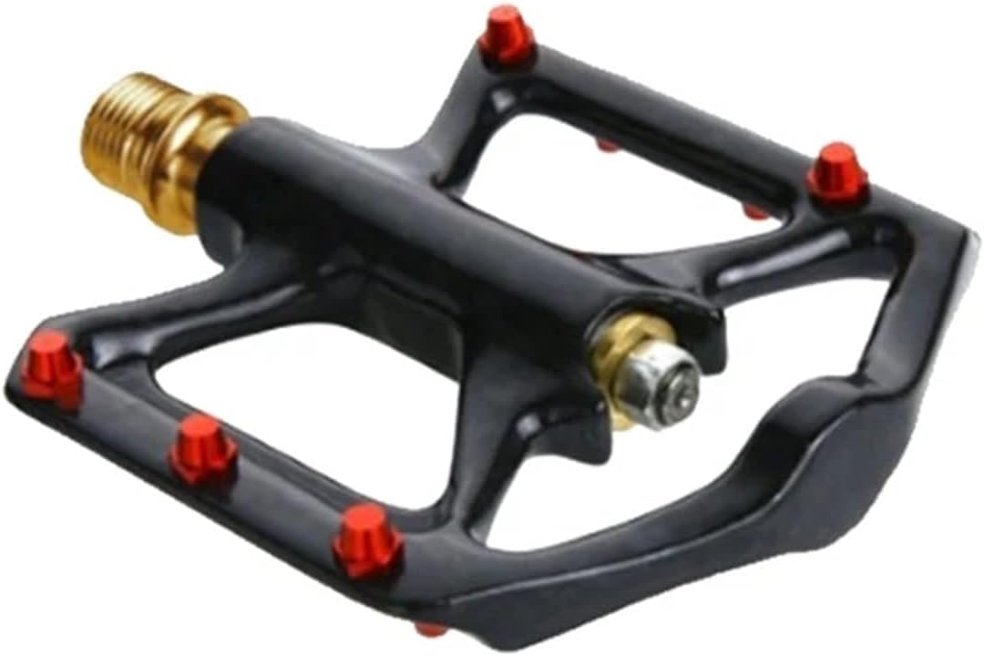 Mountain Bike Pedals, Mountain Carbon Fiber Platform Pedal MTB Bicycle Cycling Pedal Anti-Slip