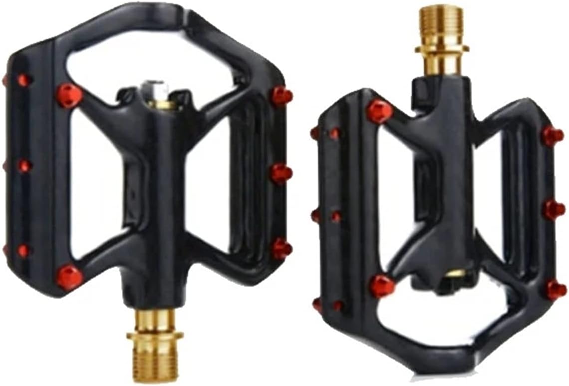Mountain Bike Pedals, Mountain Carbon Fiber Platform Pedal MTB Bicycle Cycling Pedal Anti-Slip