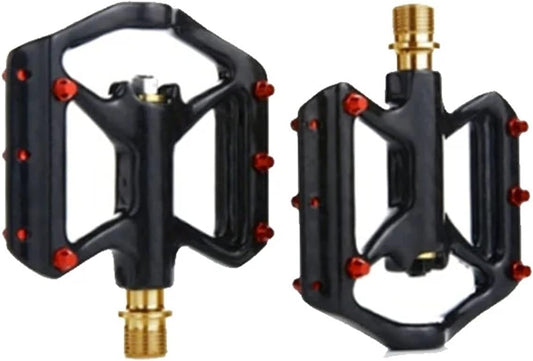 Mountain Bike Pedals, Mountain Carbon Fiber Platform Pedal MTB Bicycle Cycling Pedal Anti-Slip