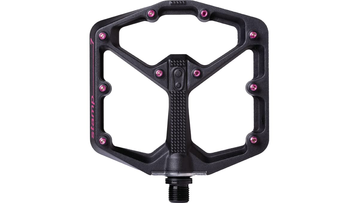 Crankbrothers Stamp Flat MTB Pedals - Size-Specific, Lightweight, Versatile, Durable Bike Pedals