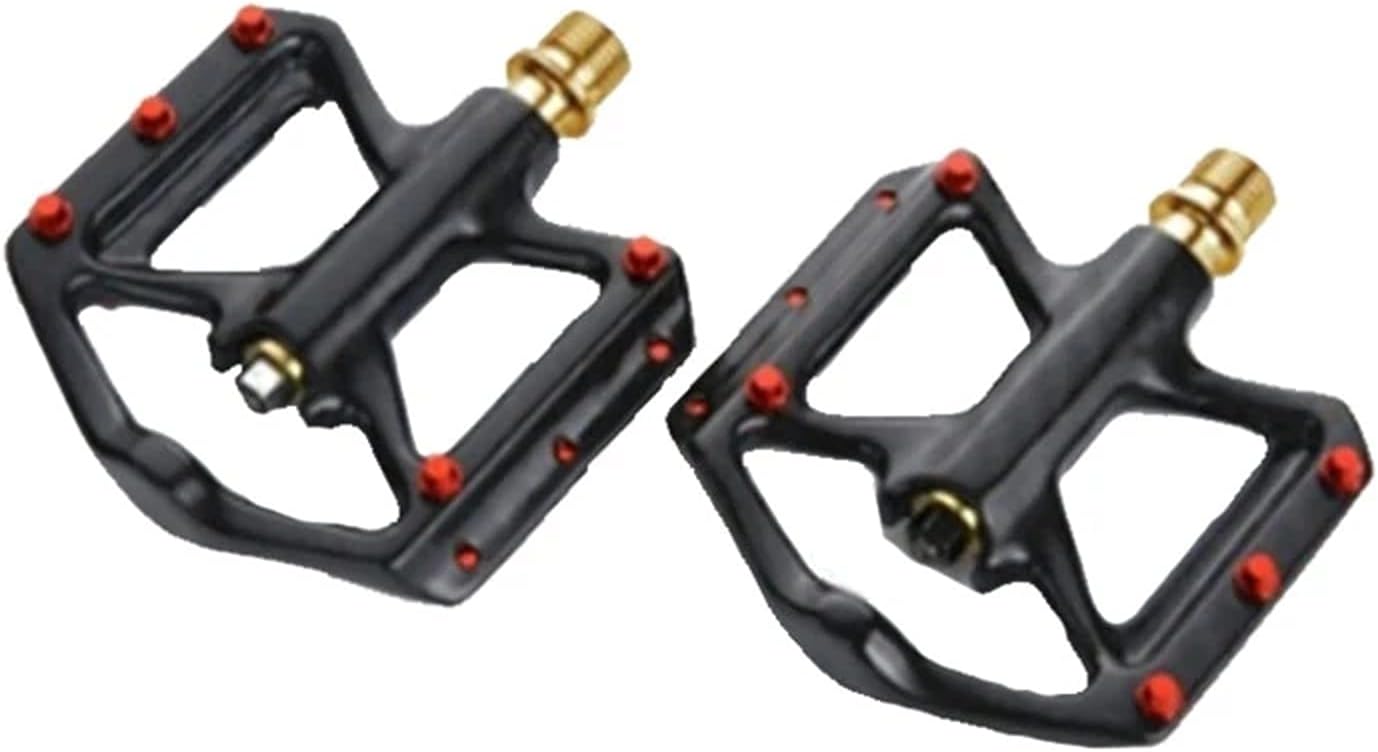 Mountain Bike Pedals, Mountain Carbon Fiber Platform Pedal MTB Bicycle Cycling Pedal Anti-Slip