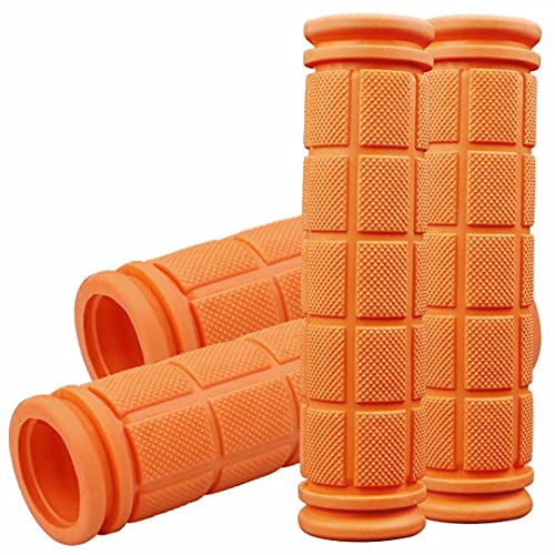 4Pcs Bike Handle Grips, Kids Non-Slip-Rubber Bicycle Handlebar Grips, Specialized Replacement Bike Grips, for Beach Cruiser Razor Scooter Foldable Mountain Bicycle Tricycle BMX MTB