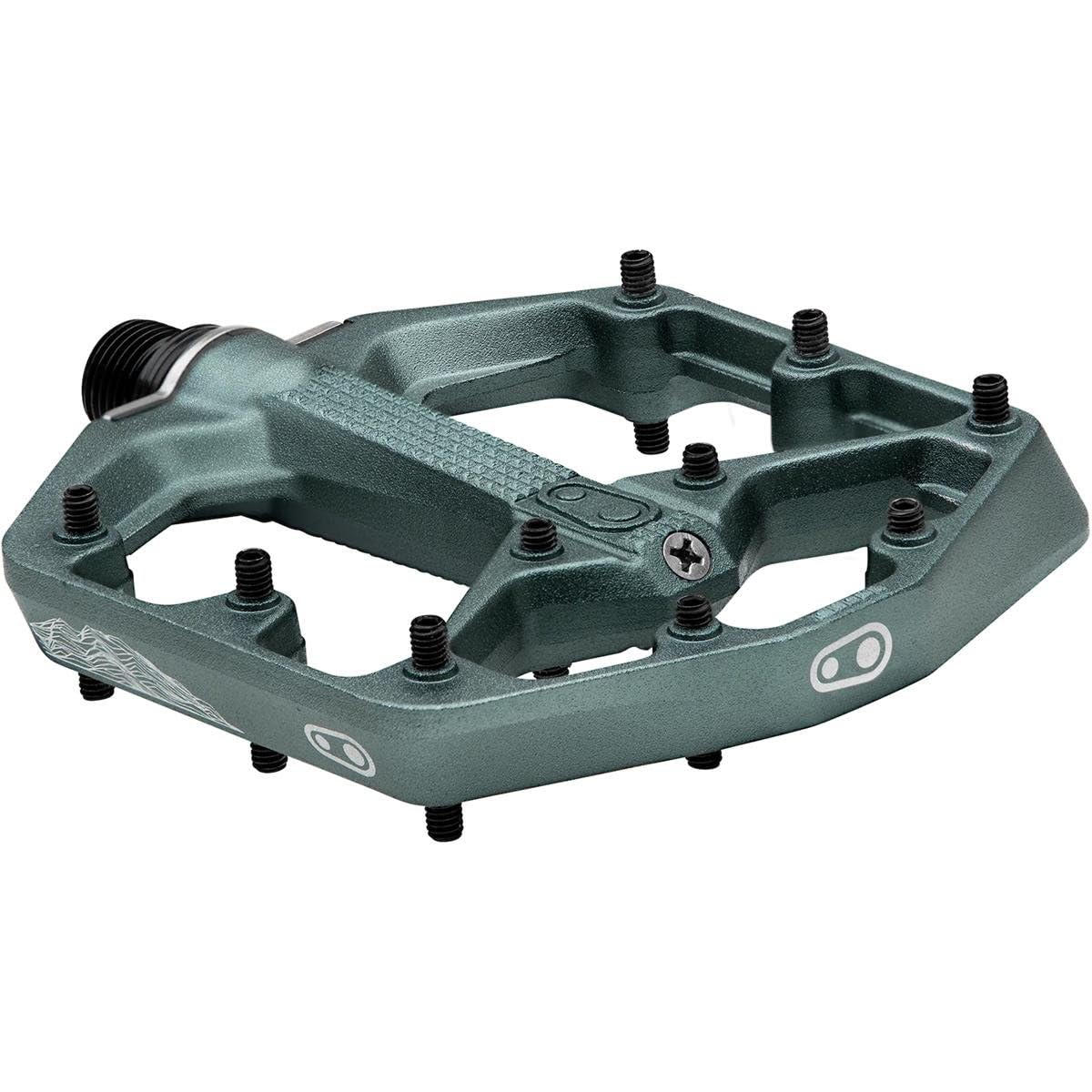 Crankbrothers Stamp Flat MTB Pedals - Size-Specific, Lightweight, Versatile, Durable Bike Pedals