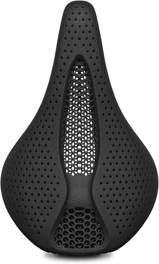 BUCKLOS Bike Saddle 3D Printing Bike Seat Mountain Road Comfortable Bicycle Cushion,Fit for MTB BMX XC Gravel Bikes Road Bikes…