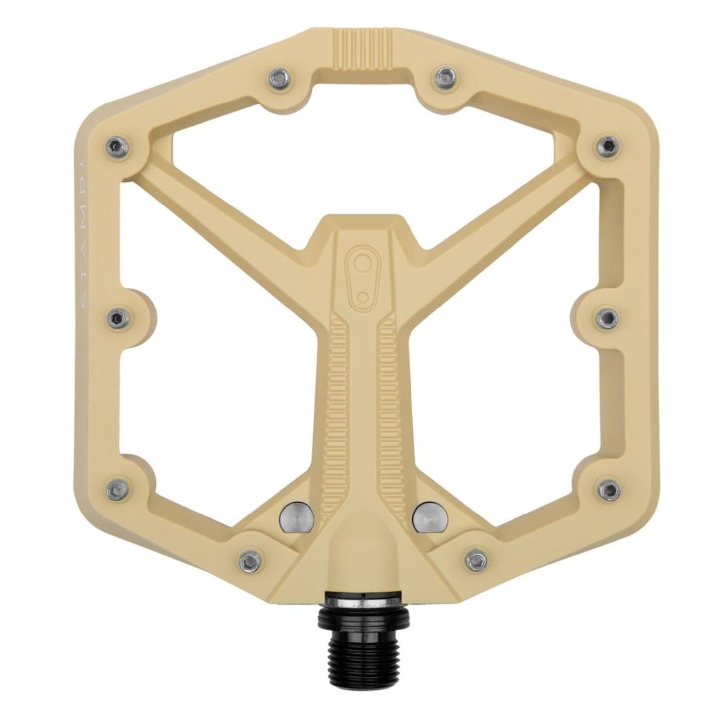Crankbrothers Stamp Flat MTB Pedals - Size-Specific, Lightweight, Versatile, Durable Bike Pedals