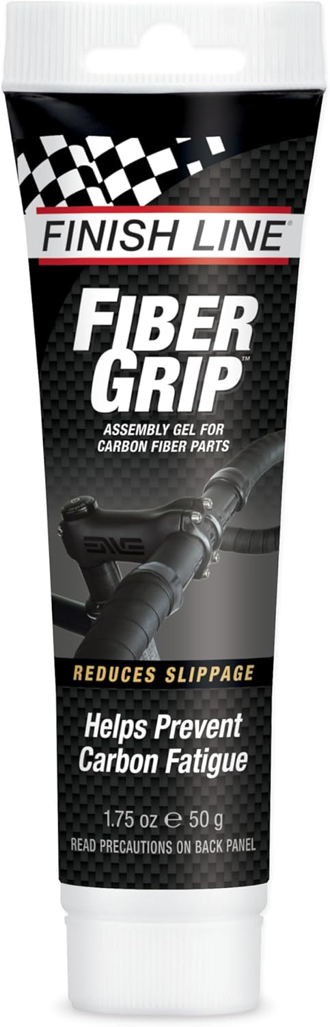 Finish Line Fiber Grip Carbon Fiber Bicycle Assembly Gel, 1.75-Ounce Tube