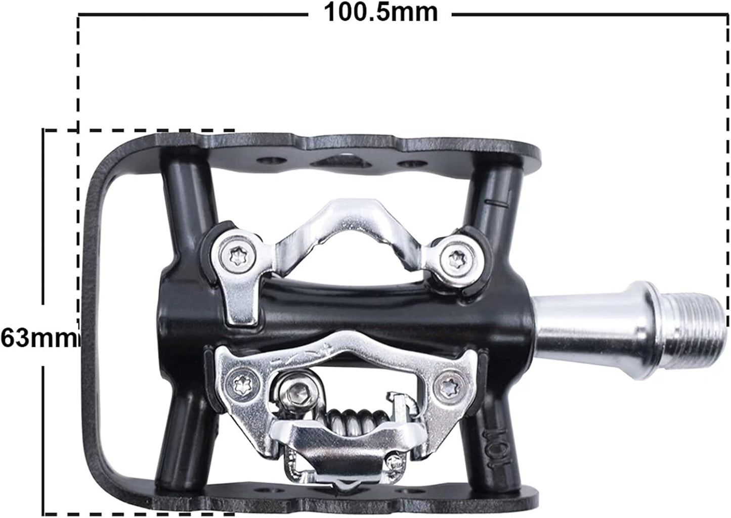 Bike Pedals,Bicycle Pedal, Mountain Double-Side Self Locking Cycling Bike Pedal with Structure Anti-Slip