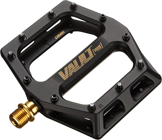 DMR Vault Mag Silver Titanium Pedals 9/16 Inch - Black/Gold Vault-MAG-C-SL-K
