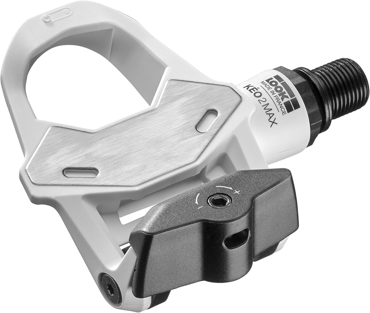 LOOK Cycle - KEO 2 Max - Road Bike Pedals - Large 500mm² Contact Area - Full Power Transfer - Ultra Lightweight Pedals, Normal Body - Clipless Pedal - Adjustable Tension