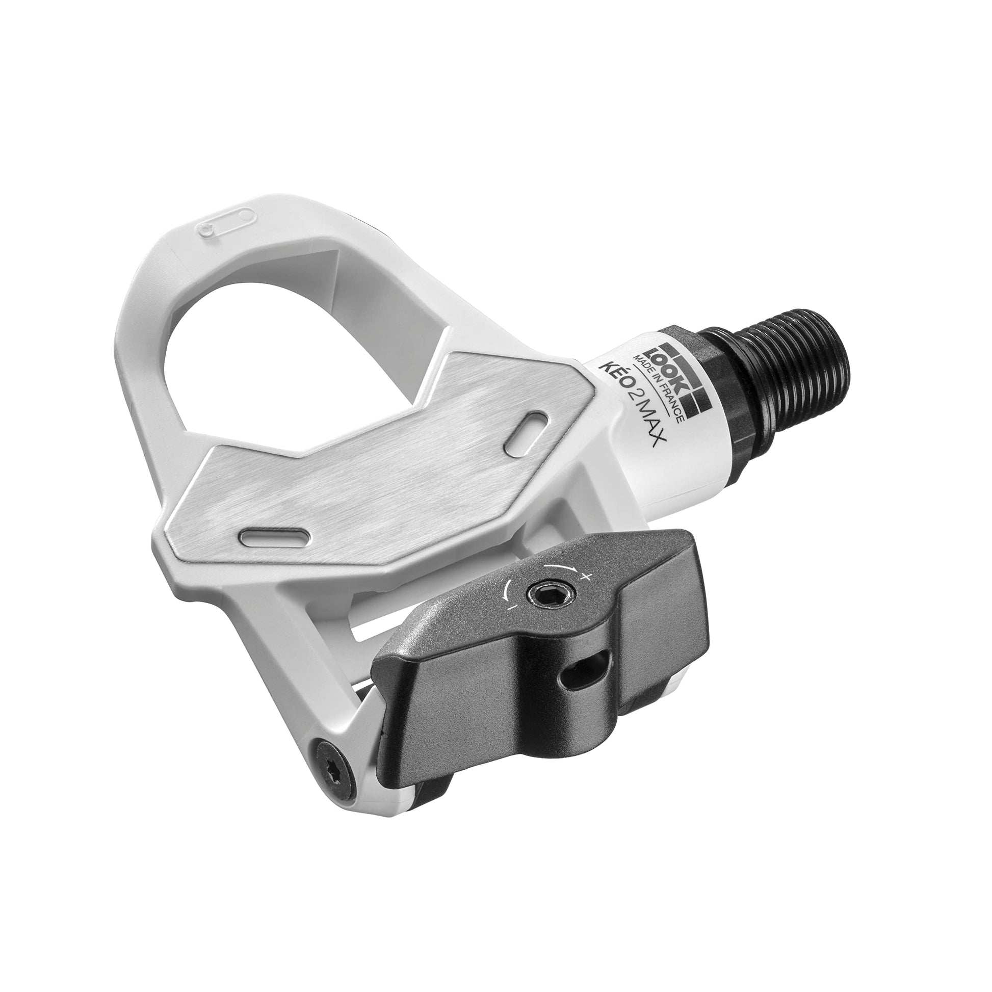 LOOK Cycle - KEO 2 Max - Road Bike Pedals - Large 500mm² Contact Area - Full Power Transfer - Ultra Lightweight Pedals, Normal Body - Clipless Pedal - Adjustable Tension