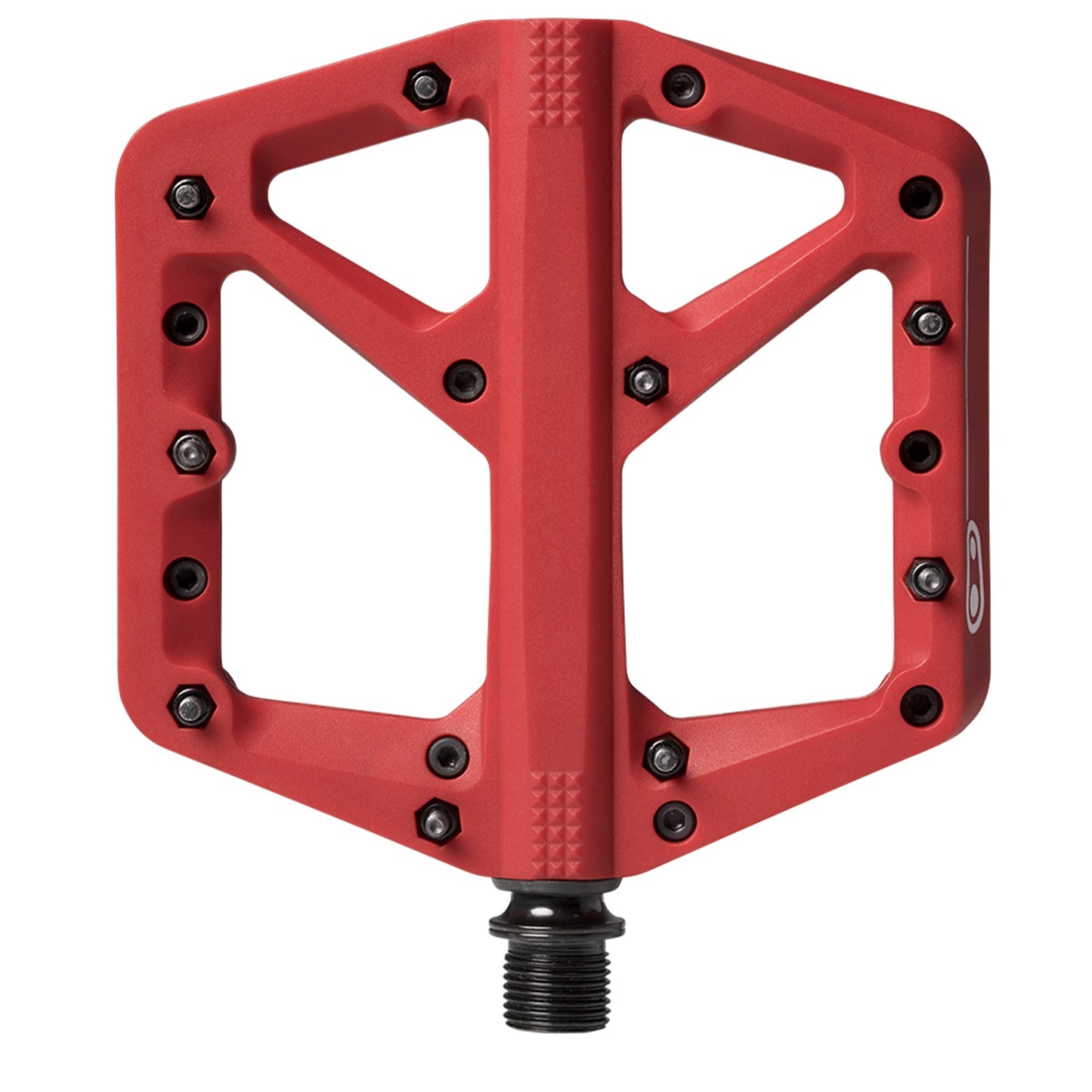 Crankbrothers Stamp Flat MTB Pedals - Size-Specific, Lightweight, Versatile, Durable Bike Pedals