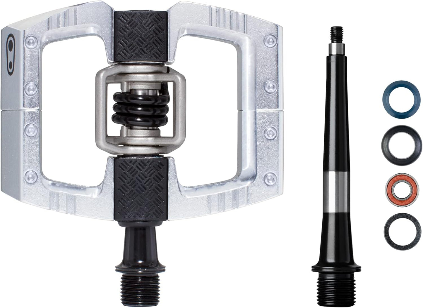 Crankbrothers Mallet DH,MTB Downhil Bike Pedal, High Polish Silver, One Size