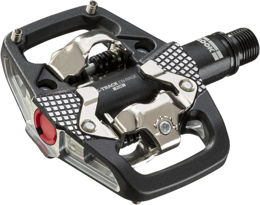 LOOK Cycle - X-Track En-Rage Plus MTB Pedals - Standard SPD Mechanism Compatible - Ultra Strong Forged Aluminum Body - Large Contact Surfaces - Ideal Enduro Bike Pedals