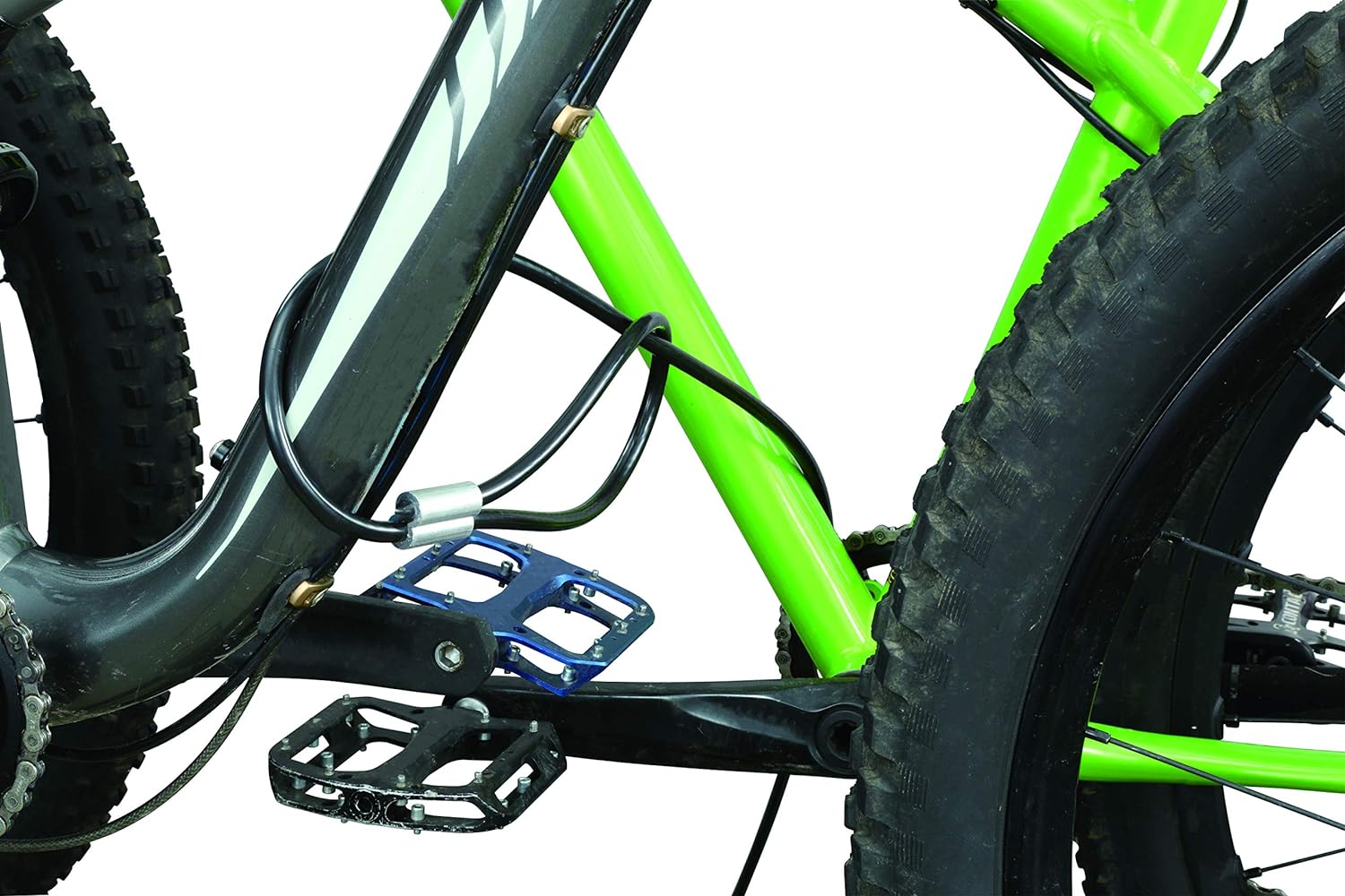 INNO INH110 Tire Hold Hitch Mount (1.25"/2") Platform Rack (1) Bike (E-Bike, Fat Tire, Full Suspension, Carbon Compatible)