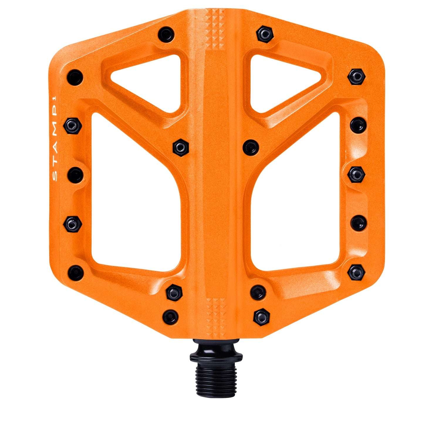 Crankbrothers Stamp Flat MTB Pedals - Size-Specific, Lightweight, Versatile, Durable Bike Pedals
